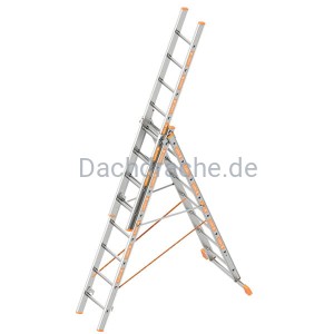 Drabina Layher Topic 1040 uniwersalna 3x14 szczebli
